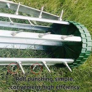 可调节三档DIY土壤滚轮重型旋转式草坪松土器滚珠轴承可定制OEM全新仓库零售 - Product Image 5