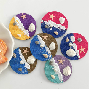 Nuovo frigorifero fai da te magnete guscio naturale magnetico tridimensionale rilievo vista <span class=keywords><strong>mare</strong></span> fatto a mano - Product Image 1