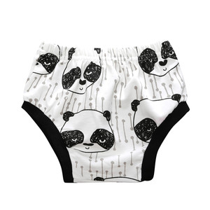 <span class=keywords><strong>Pantaloncini</strong></span> Casual per Neonati all'Ingrosso, Shorts Estivi in Cotone a Triangolo, Morbidi e Traspiranti con Stampe Cartoon, Pantaloni con Ampio Spazio per il Pannolino e Vita Elastica - Product Image 2