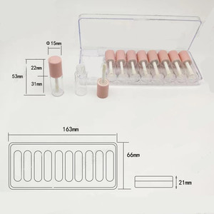 4Ml Plastik Pink Bulat Kosmetik Kosong <span class=keywords><strong>Lip</strong></span> <span class=keywords><strong>Gloss</strong></span> Tabung Kontainer dengan Tongkat 10 Buah Per Kotak Botol <span class=keywords><strong>Lip</strong></span> <span class=keywords><strong>Gloss</strong></span> - Product Image 5
