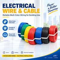 Câble d'alimentation 450 750V THW résistant à la corrosion, en cuivre pur, isolé en PVC, pour circuits intérieurs, ignifuge, fil électrique