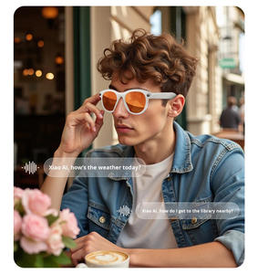 Gafas Inteligentes con Cámara IA de 200W 1080P, GPS, Resistentes al Agua IPX-5, Traducción de <span class=keywords><strong>Texto</strong></span> Multilingüe, Control por Voz, Detección Inteligente de Objetos - Product Image 3