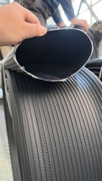 Tuyau d'incendie plat KUN PENG en caoutchouc nitrile NBR avec coins renforcés, résistance à la pression de 16 bars, conception durable et flexible, résistant à la chaleur