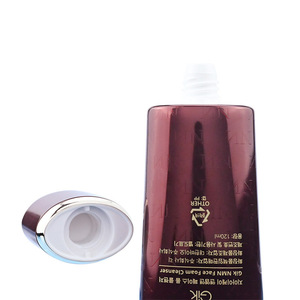 Sinh thái thân thiện rỗng tùy chỉnh ống nhựa 50ml 100ml Mặt Kem tay mềm mỹ phẩm Bóp Lotion Ống bao bì với nắp - Product Image 3