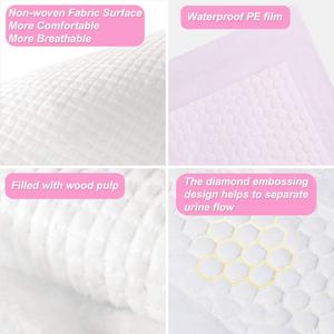 Super wasser absorbierende Einweg-Weich pflege unter Pads für Babys Beste Qualität Baumwoll faser Nachhaltiges Material - Product Image 5