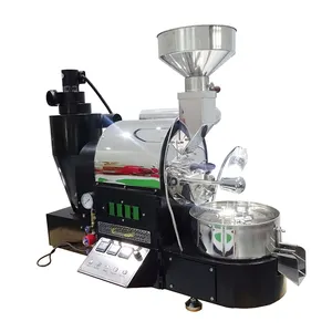 Yoshan 샘플 토스터 가스 2 ~ 3 Kg 이탈리아 로스터 2kg 전기 구이 커피 로스터 기계 Usb