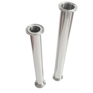 Sambungan Pipa <span class=keywords><strong>Stainless</strong></span> <span class=keywords><strong>Steel</strong></span> Sanitary Seamless 250 mm Panjang Spool dengan Diameter Dalam 80 mm Tebal 3mm Poles Matte SS304 1 Clamp - Product Image 2