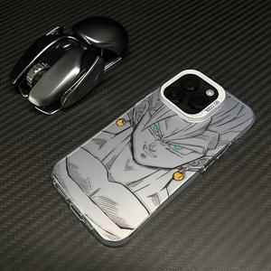 Funda de Teléfono con Diseño de Anime de Wukong, Estilo Caricatura, Acabado Esmerilado IMD, para iPhone 15 14 13 12 11 Pro Max - Product Image 4