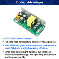 Vire AC 110-240V à DC 24V 10A 240W Module d'alimentation Transformateur de commutation haute puissance stable pour usage industriel Tension d'entrée 220V