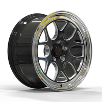 Jantes personnalisées forgées noir brillant usiné 5x120.65 5x114.3 5x127 15 17 18 pouces pour Cadillac CTS-V Ford Mustang Toyota Supra