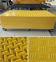 Plaques de sol robustes en PEHD pour routes, 4x8 pieds, solution de planches de protection en plastique pour excavatrices