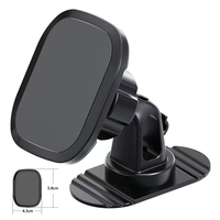 Support de téléphone universel pour tableau de bord de voiture super magnétique stable avec rotation à 360 degrés et crochet