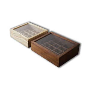 Nhà Máy Bán buôn tùy chỉnh chia 12 khoang bao bì bằng gỗ hộp trà - Product Image 5