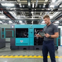 Générateur diesel silencieux à châssis ouvert Shangchai 360 kW 450 kVA, moteur SDEC 1500/1800 tr/min, portable monophasé ATS 50 Hz 220 V 380 V 480 V