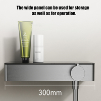Ensemble de douche simple sans douchette fendue et robinet de douche adapté aux petites salles de bain