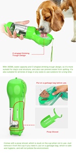 Bouteille d'eau Portable pour chiens, contenant en ABS pour animaux de compagnie, bol de voyage de qualité, 1 pièce, offre spéciale - Product Image 4