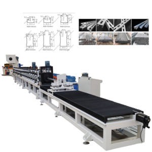 Machine de formage de rouleaux photovoltaïques solaires autonomes à canal C 41*41mm Machine de fabrication de carreaux d'encadrement de panneaux solaires automatiques - Product Image 1