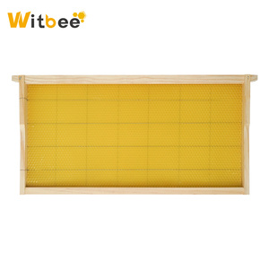 Vente en gros Cadre en bois pour l'apiculture Assemblé câblé avec fondation Cadre en bois pour abeille Langstroth Cadre pour ruche - Product Image 6