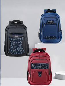 Mochila antirrobo para ordenador portátil para hombre, cierre <span class=keywords><strong>de</strong></span> cremallera, precio <span class=keywords><strong>de</strong></span> fábrica bajo, mochila escolar <span class=keywords><strong>de</strong></span> viaje <span class=keywords><strong>de</strong></span> negocios, impermeable, negro, rojo, azul, geométrico - Product Image 2