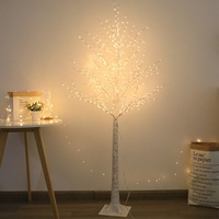 Lampe décorative en plastique LED pour arbre, lampe de nuit d'intérieur pour décoration de salon et de bar