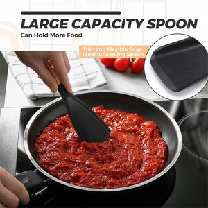 ตะหลิวซิลิโคนอเนกประสงค์ ไม่ติดกระทะ ใช้สำหรับตัก ตักอาหาร ผสม และขูด - Product Image 4