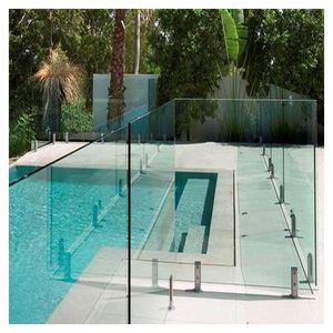 ACE 맞춤형 유리 난간 프레임리스 유리 난간 수영장 야외 용 피구 유리 난간 - Product Image 2