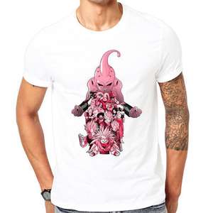 T-shirt in cotone pesante 220g con Logo personalizzato da uomo con maniche corte, t-shirt con stampa Anime a maniche corte, taglie forti - Product Image 6