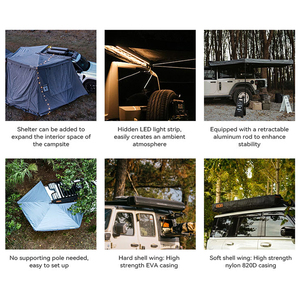 ADA OVERLAND Toldo Litewing de 270 Grados, el Más Ligero y Autónomo para Campamentos al Aire Libre y Viajes Todoterreno - Product Image 3