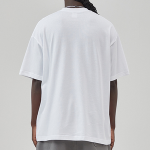 Trống 230G 100% Cotton Quá Khổ Áo Thun Drop Shoulder Cộng Với Kích Thước Các Nhà Sản Xuất Tùy Chỉnh Lụa Màn Hình In Ấn Unisex T Áo Sơ Mi Cho Nam Giới - Product Image 5