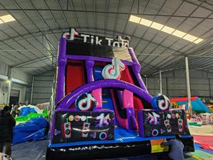Toboggan gonflable géant de qualité commerciale, double glissière, taille personnalisée, logo, toboggan gonflable extérieur pour enfants, pour entreprise de <span class=keywords><strong>location</strong></span> - Product Image 4