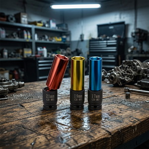 Phosphate Manganese & ED Coating Finish CR-MO 1/2" 2-Way <b>Universal</b> Impact Deep <b>Socket</b> Hex DIY OEM ODM ITA Tools - Product Image 1