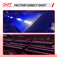 IP65 Wasserdichtes RGB & Weißes LED-Stroboskoplicht mit 420 Stück 1,5W+140 Stück 5W LEDs DMX512-Steuerung CRI95 16-Bit-Dimmung