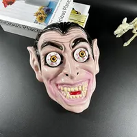 Effrayant Clown masque complet pour Halloween horreur Cosplay accessoire matière plastique pour maison hantée évasion jeu masques de fête