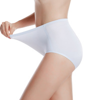 Ropa Interior Femenina de Talle Alto Sin Costuras, Talla Grande, Bragas de Una Pieza, Transpirables y Suaves, Talla 2XL