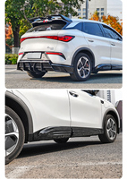 Kits de carrosserie de haute qualité en matériau PP, spoiler de coffre arrière noir brillant pour BYD Atto 3 YUAN Plus 2025