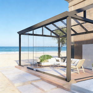 Gazebo rectangulaire pour jardin <span class=keywords><strong>3x3</strong></span> 3x4 3x5 en acier galvanisé avec <span class=keywords><strong>moustiquaire</strong></span>, résistant au vent, pavillon extérieur, pergola - Product Image 3