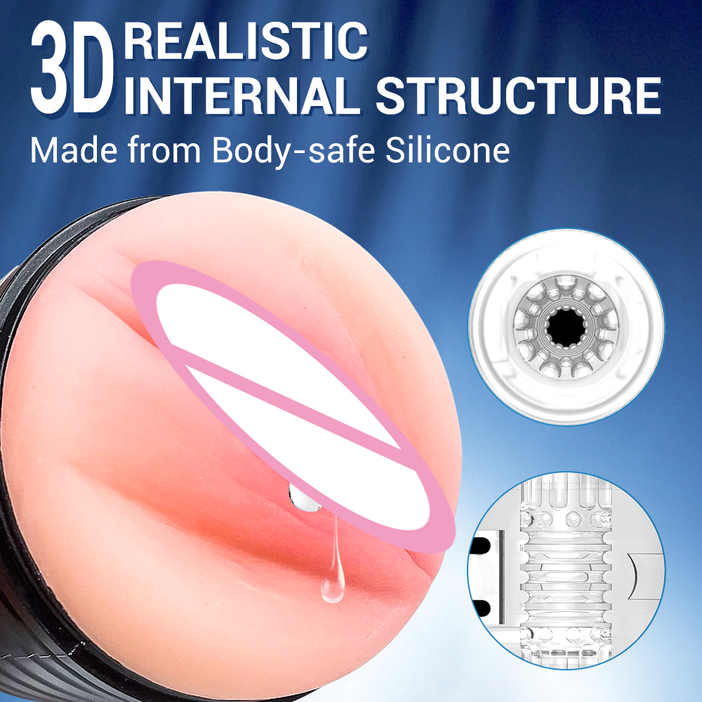 Low Noise Body Safe Materials Automatic Realistic Dual-Sleeve Vibrating  Hand Free Pocket Pussy Vibrator Sex Toy for Men| Alibaba.com