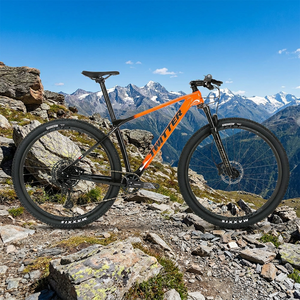 Bicicleta de Montaña de Fibra de Carbono de 24 Velocidades PREDATORpro, <span class=keywords><strong>Horquilla</strong></span> Neumática Remota <span class=keywords><strong>ROCKSHOX</strong></span> JUDY, Freno Hidráulico M8100 Level MT200 - Product Image 6