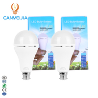 Ampoule LED Rechargeable et Ampoule d'Urgence 12W, Ampoule d'Urgence Intelligente Rechargeable à Économie d'Énergie LED