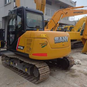 Excavadoras Usadas Sany SY75C, Excavadora de Orugas Grande de 7.5 Toneladas, Motor Sany, Excavadora Usada a Precio Económico - Product Image 4