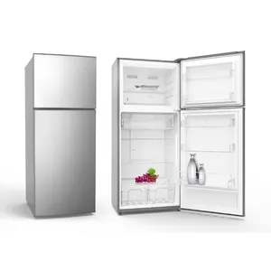 ตู้เย็นสองประตูความจุมากใน420L ตู้เย็นช่องแช่แข็งด้านบนตู้เย็นสำหรับบ้านและโรงแรมสำนักงาน