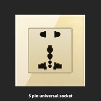 Enchufe Eléctrico Universal USB Tipo-C de 18W, Estándar del Reino Unido, Interruptor de Luz de Pared de 1 Vía/2 Vías, Panel de PC, 250V