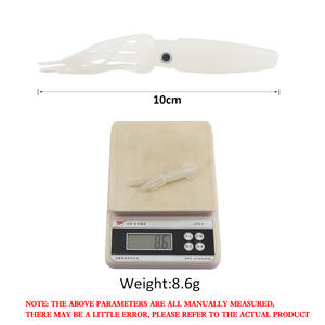 New Plastic Squid <b>Lure</b> 10cm 8.6g Glow In Dark Soft Bait For Sea <b>Fishing</b> Saltwater Fish Bottom Baits - Product Image 3