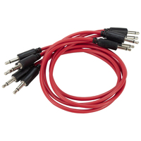 Cable de conexión mono Jack de 1/8 pulgadas en ángulo recto de 90 grados personalizado Cable modular Eurorack de audio Jack de 3,5mm