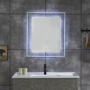 Modern Style Customizable LED Bathroom <strong>Mirror</strong> Rectangle IP44 Rating <strong>Smart</strong> <strong>Mirror</strong> with Lights for Hotels - Product Image 1