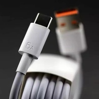 Câble de charge rapide USB vers USB-C d'origine 6A pour Xiaomi 1M 67W, câble de charge rapide Type C, câble de données haute vitesse