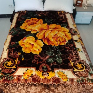 ผ้าห่มขนแกะถักแบบถักสองชั้น200*230หลายสีสำหรับฤดูหนาว - Product Image 3