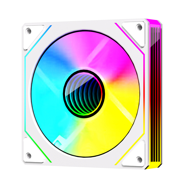 Zeromaster 120MM ARGB Computer Case Fan 3 Mirror 6Pro CPU Cooler Fan with Radiator for Gaming High Performance Fans & Cooling