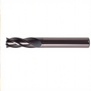 Fresa de carburo sólido estándar Ta1407 con recubrimiento Nano TiAlN, helicoidal de 30 grados, 4 filos, corta, para acabado de contornos - Product Image 2