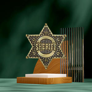 Insignia Metálica Hexagrama SHERIFF, Diseño Exquisito - Product Image 5